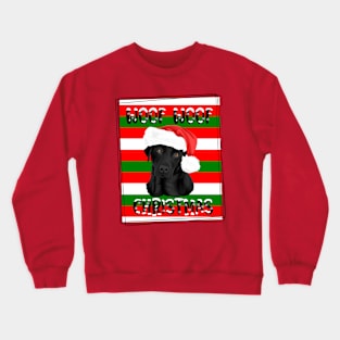 Merry Christmas - Funny Christmas With Dogs Crewneck Sweatshirt